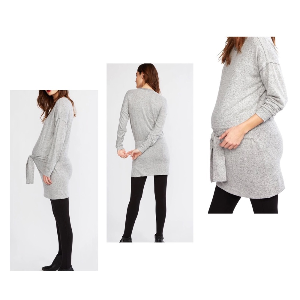 NWT! Splendid Hacci knit tie front dress